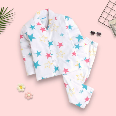 Uwald Kids Nightwear Baby Boys & Baby Girls Printed Nylon(Multicolor Pack of 1)
