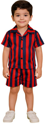FASHION GRAB Kids Nightwear Boys Printed Cotton(Red Pack of 1)