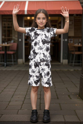 arrowquick Kids Nightwear Boys & Girls Printed Cotton(White Pack of 1)