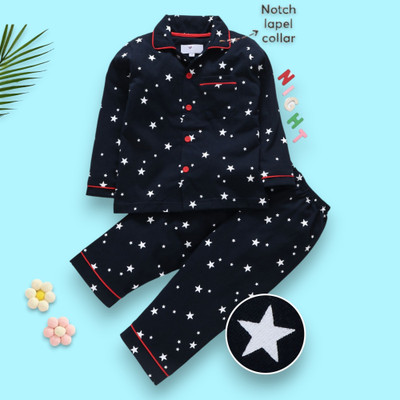 Uwald Kids Nightwear Baby Boys & Baby Girls Printed Nylon(Multicolor Pack of 1)
