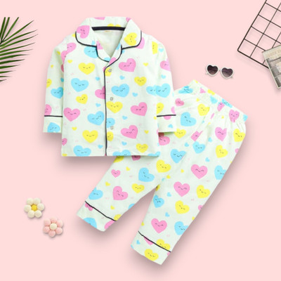 Uwald Kids Nightwear Baby Boys & Baby Girls Printed Nylon(Multicolor Pack of 1)