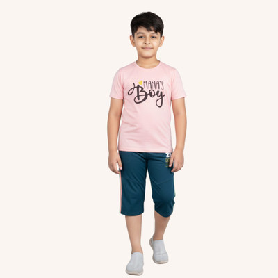 Arsha lifestyle Kids Nightwear Boys Printed Cotton(Pink Pack of 1)