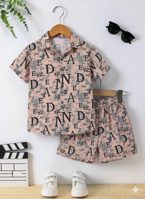 ZIYANTEX Kids Nightwear Boys & Girls Printed Polycotton(Orange Pack of 1)