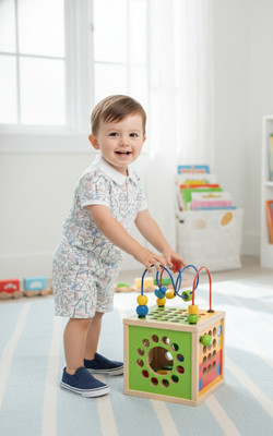 Divra Clothing Kids Nightwear Baby Boys & Baby Girls Printed Polycotton(White Pack of 1)