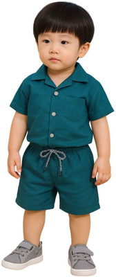 FASHION GRAB Kids Nightwear Boys Printed Cotton(Dark Blue Pack of 1)