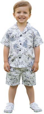 FASHION GRAB Kids Nightwear Boys Printed Cotton(Gold Pack of 1)