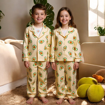 Alaap Kids Nightwear Baby Boys & Baby Girls Printed Polycotton(Multicolor Pack of 1)