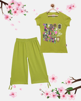 CLAEL Girls Casual Pyjama Sleepsuit(MEH)