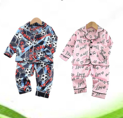 PAGHDAL BROTHERS Kids Nightwear Baby Boys & Baby Girls Printed Cotton Blend(Multicolor Pack of 2)