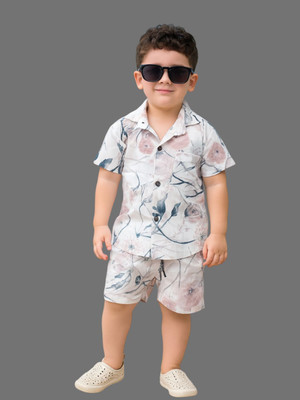 FASHION GRAB Kids Nightwear Boys Printed Rayon(Multicolor Pack of 1)