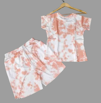 4JSTAR Kids Nightwear Boys & Girls Printed Cotton Blend(White Pack of 1)