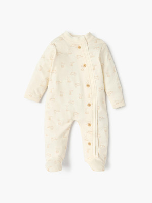GIGGLES by Babyshop Kids Nightwear Baby Girls Printed Cotton(White Pack of 1)