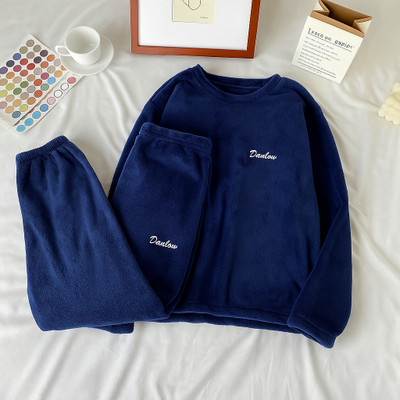 Uttam Kids Nightwear Boys & Girls Self Design Fleece Blend(Dark Blue Pack of 1)