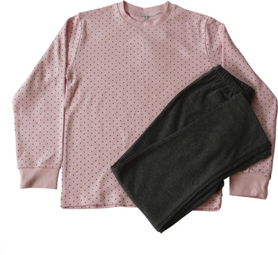 Digsel Cottons Girls Casual Sweatshirt Track Pants(PINK:GREY)