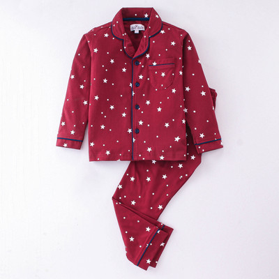 NITE FLITE Kids Nightwear Girls Printed Cotton(Red Pack of 1)