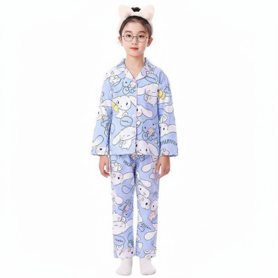 4JSTAR Kids Nightwear Boys & Girls Printed Polyester Blend(Blue Pack of 1)