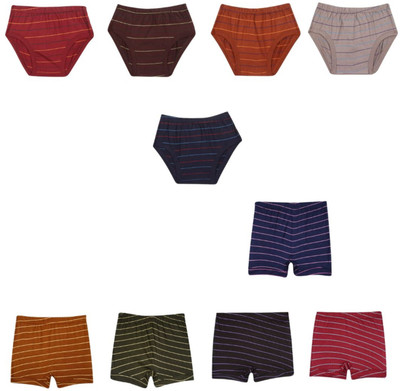 VIRUKSHAM Brief For Boys(Multicolor Pack of 10)