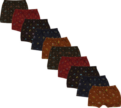Yellow Chilli Brief For Boys(Multicolor Pack of 10)