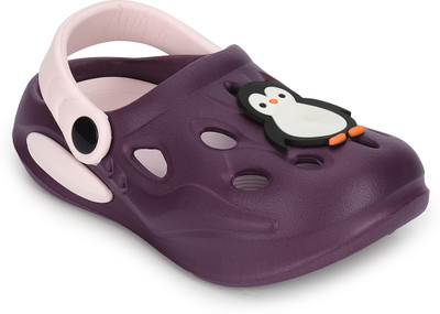 Truffle Collection Boys & Girls Slip-on Clogs(Purple , 3-3.5 Years)
