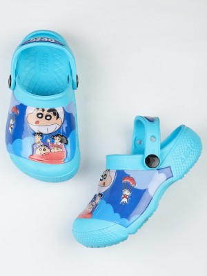 Abros Boys & Girls Sling Back Clogs(Blue , 4 - 5 Years)