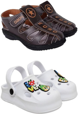 Trendmode Boys & Girls Slip-on Clogs(Multicolor , 4 to 4.5 year)