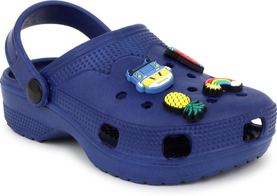 Hygear Boys & Girls Slip-on Clogs(Blue , 7-8 yrs)