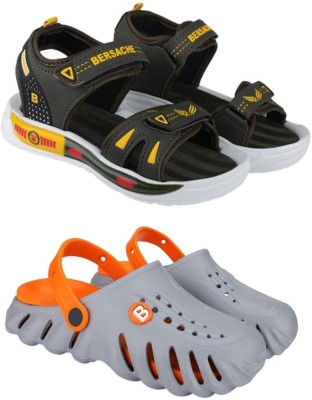 BERSACHE Boys & Girls Slip-on Sports Sandals(Multicolor , 7 - 8 Years)