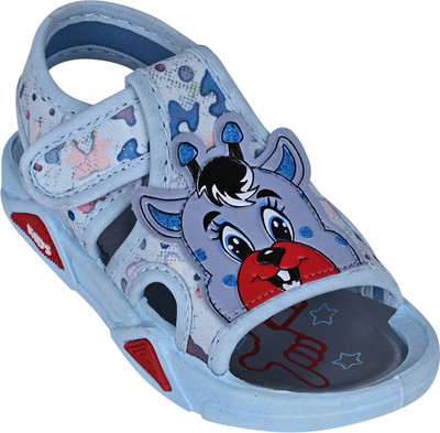 rotation Boys & Girls Velcro Sports Sandals(Blue , 18-24 MONTHS)