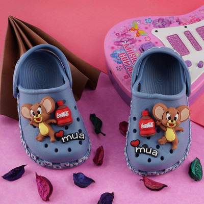 KILLER Tom & Jerry Boys & Girls Sling Back Clogs(Blue , 2.5 - 3 YEARS)
