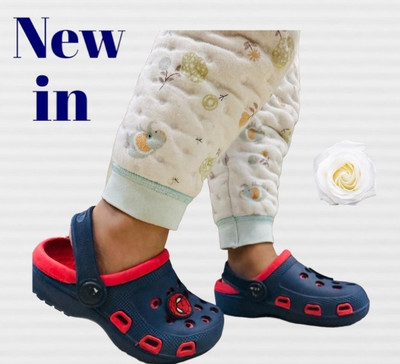 ASRON Spiderman Boys Sling Back Clogs(Red , 3.5 - 4 year)