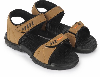 unishine Boys Velcro Sports Sandals(Brown , 8 - 9 Years)