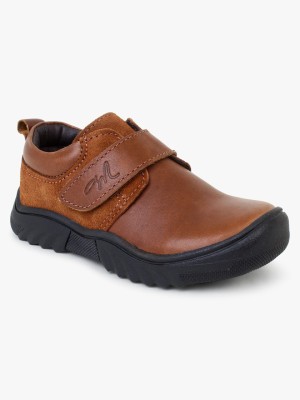 Mardi Gras Boys & Girls Velcro Casual Boots(Brown)