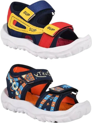 Firstcliq Boys & Girls Velcro Sports Sandals(Multicolor , 2.5 year to 3 year)