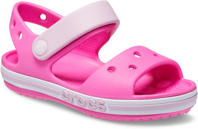 CROCS Boys & Girls Slip-on Strappy Sandals(Pink , 1 - 2 Years)