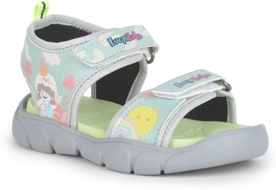 LIBERTY Boys & Girls Velcro Sports Sandals(Green , 3.5 - 4 Years)