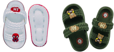 plushwalk Boys & Girls Slip-on Clogs(Multicolor , 3.5 to 4.0 Years)