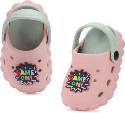 GLJ CLASSMATE Boys & Girls Sling Back Clogs(Pink , 0.5 - 1 Years)