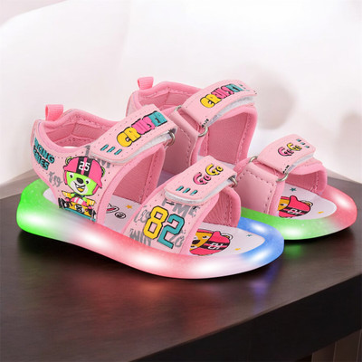 HOOH - Now comfort in fashion Boys & Girls Velcro Strappy Sandals(Multicolor , 3-6 MONTHS)