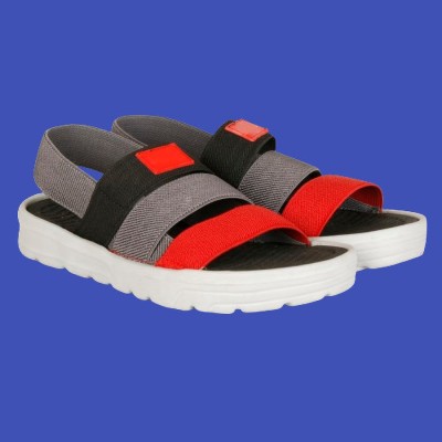 ARCHID Boys & Girls Slip-on Strappy Sandals(Red , 11-12 years)