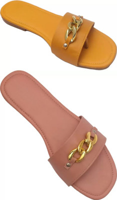 MARYAM Girls Slip-on Flats(Yellow , above 16 years)