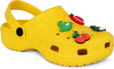 Hygear Boys & Girls Slip-on Clogs(Yellow , 3-3.5 yrs)