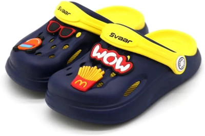 Svaar Boys Sling Back Clogs(Dark Blue , 8 - 9 Years)