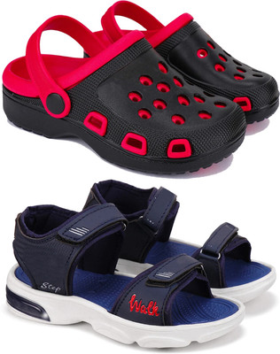 BERSACHE Boys & Girls Slip-on Clogs(Multicolor , 11 - 12 Years)