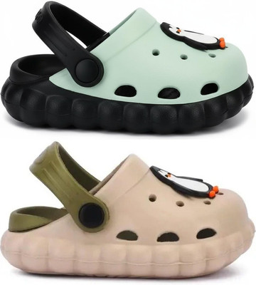 FEETPER Boys & Girls Slip-on Sports Sandals(Blue , 12-18 Months)