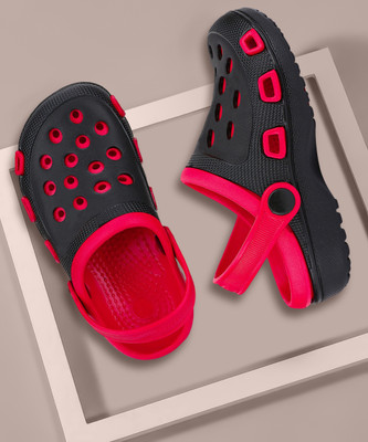 Earton Boys Slip-on Clogs(Red , 7-8 Years)
