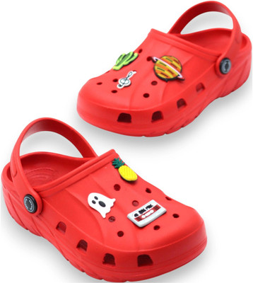 RED TAPE Boys Sling Back Clogs(Red , 6 - 7 Years)