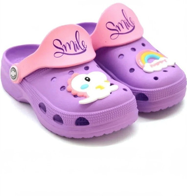 Svaar Boys & Girls Sling Back Clogs(Purple , 12 - 18 Months)