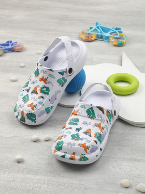 LIBERTY Boys & Girls Sling Back Clogs(White , 3.5 - 4 Years)