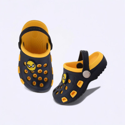 ASRON Boys Sling Back Clogs(Yellow , 8-9 years)