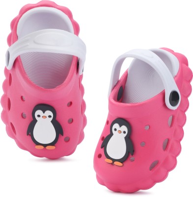 GLJ CLASSMATE Boys & Girls Sling Back Clogs(Pink , 0.5 - 1 Years)